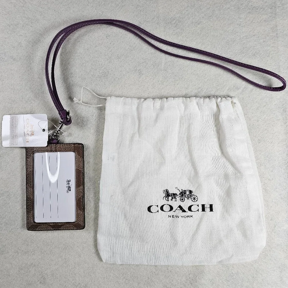 NWT Coach Lanyard ID Badge Holder – Sleek, Functional & Stylish - Picture 7 of 7